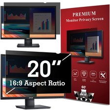 20 Inch Privacy Screen Filter For Widescreen 169 Monitor AntiGlare 1 PC