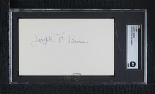 SGC Authenticated Joseph Burns SGC AU Certified Autograph Auto