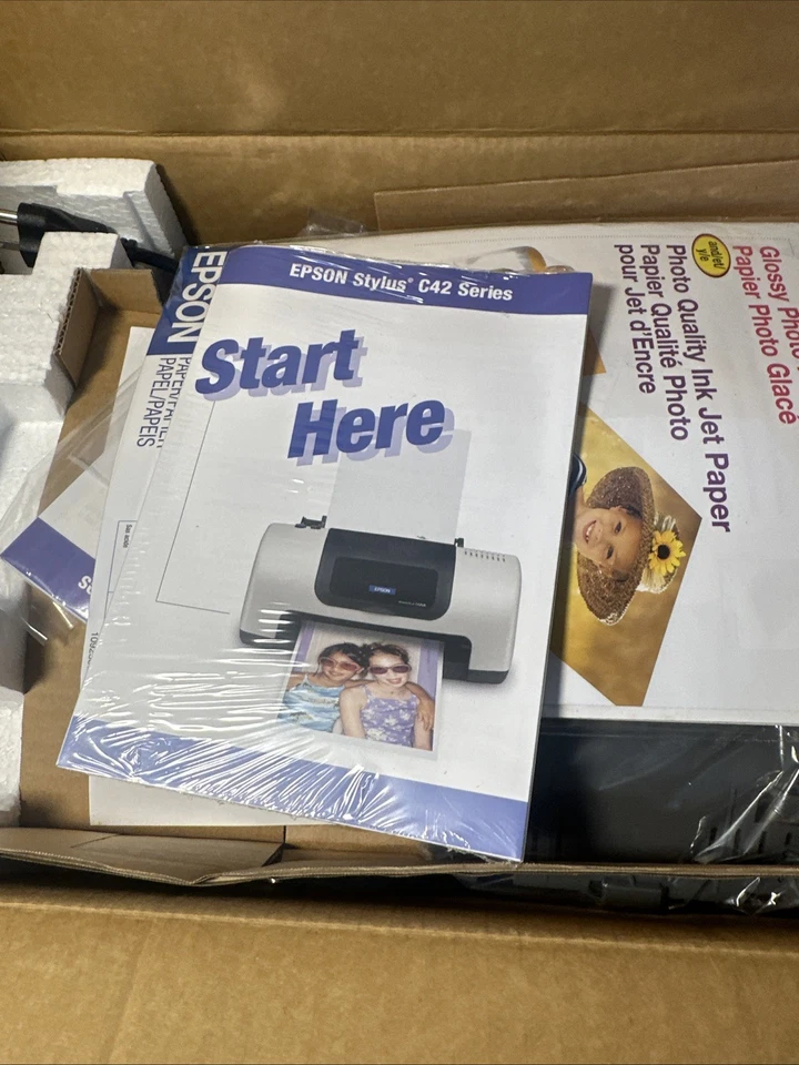 Epson Stylus C42UX Standard Inkjet Printer Original Package -open Box - Image 4 of 4
