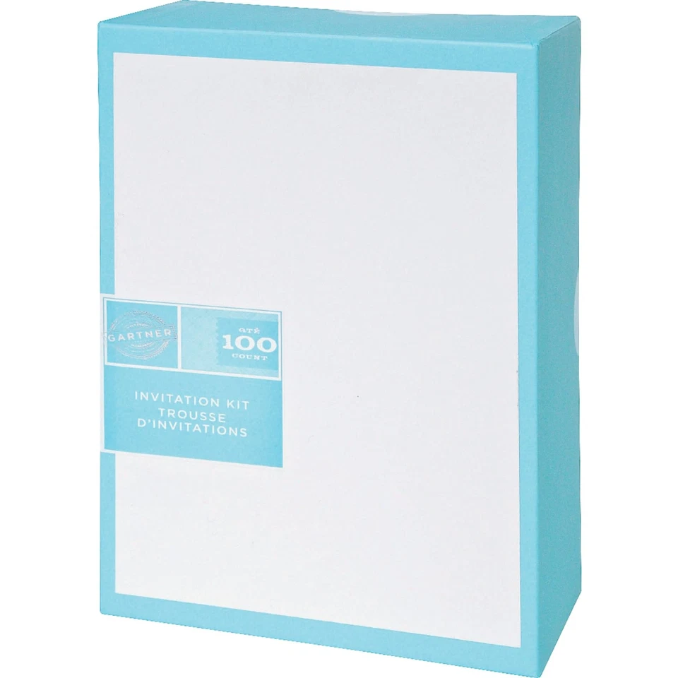 76038 gar76038 Invitaciones Imprimibles Blanco, 100pk,5" x 8.5" Foto 2 de 3