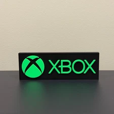 Xbox decor sign 3d printed display