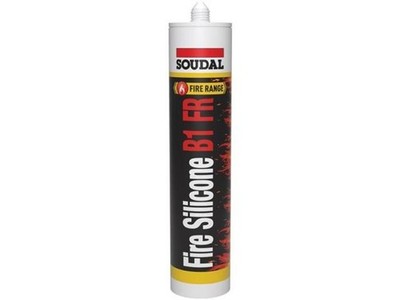 Soudal Fire Resistant Neutral Cure B1 FR Silikon Dichtstoff 4 Stunden Kartusche 300ml