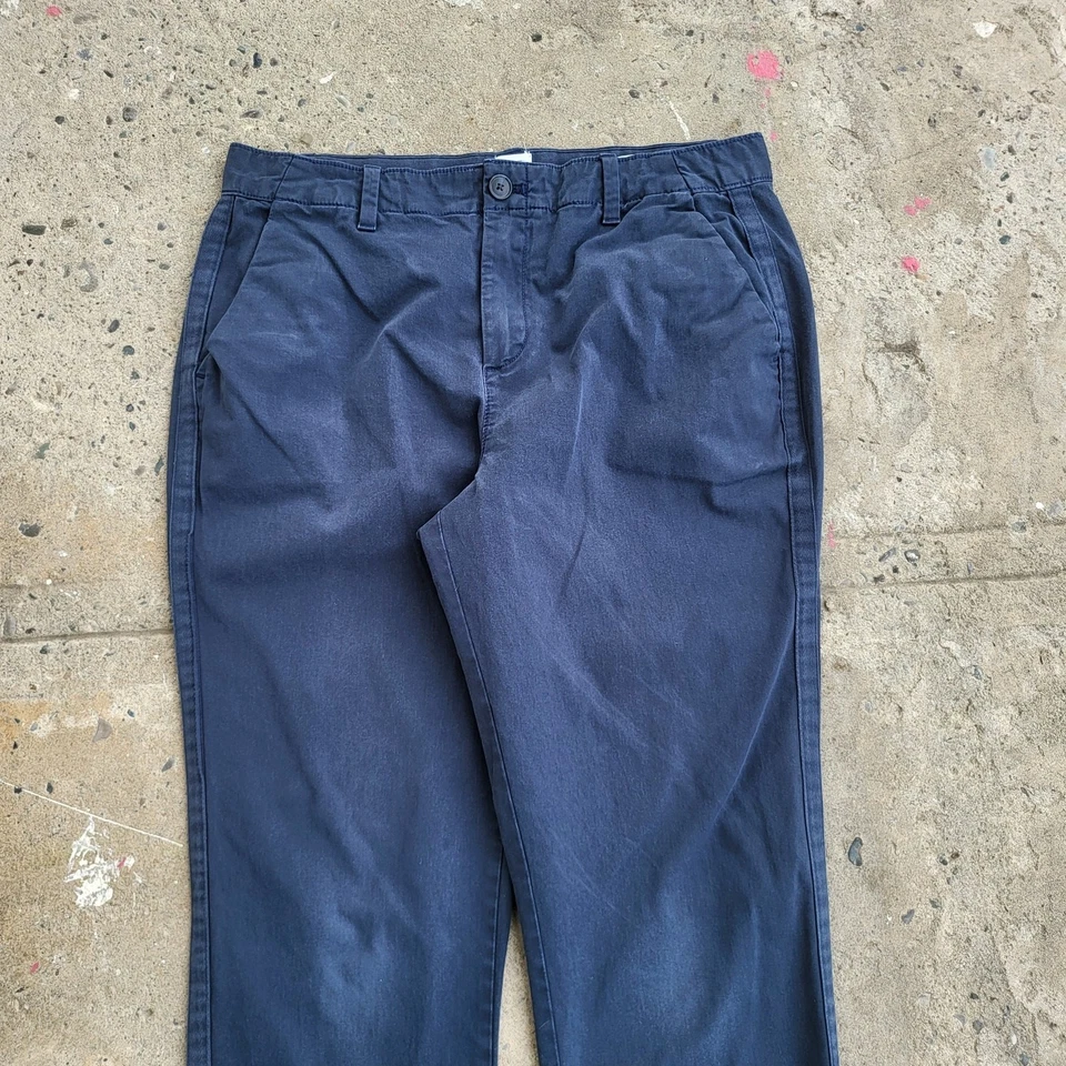 Pantalones Gap Para Mujer Talla 30x28 Azul Suelto Chino Minimalista Preppy Lona Etiqueta 6 Foto 2 de 4