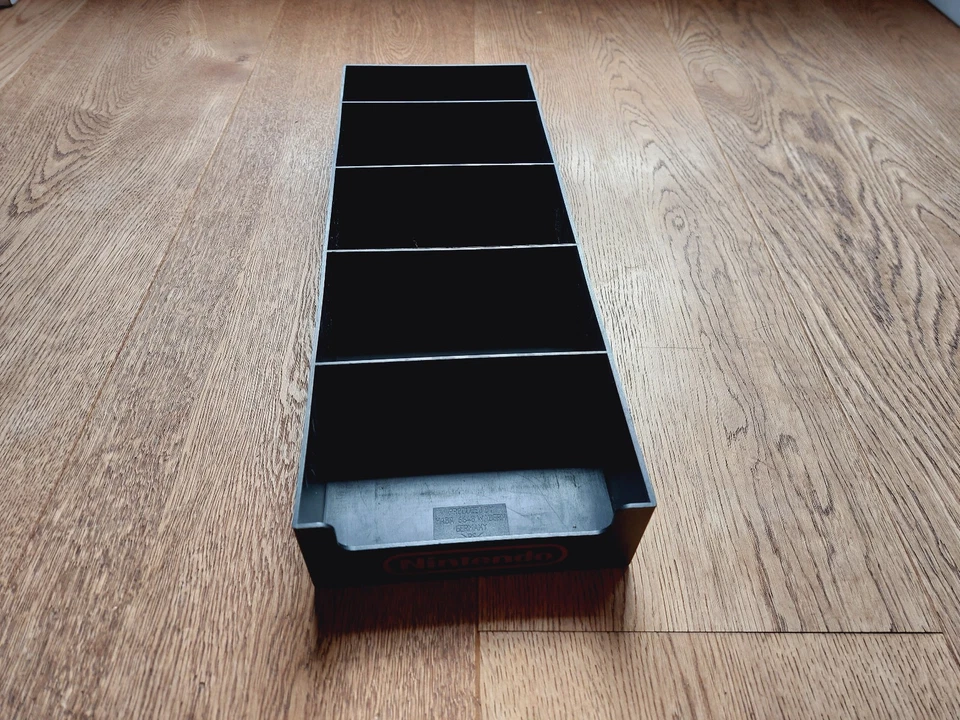 Original Nintendo Vitrinen Schuber SNES plateau cartouche vitrine étagère rack - Photo 2/4