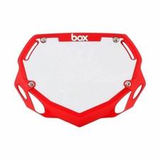 Box Two BMX Number Plate MINI (Red)