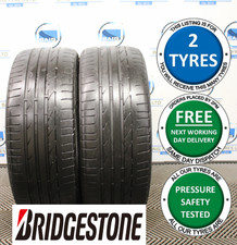 X2 PW 225/40R19 225 40 19 BRIDGESTONE POTENZA S001 89Y RUN FLAT TYRES*6MM(518AP)