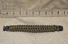 Sanctified Covenant Knot Bracelet 550 Paracord, Coyote Brown, Tan,  Multi-cam