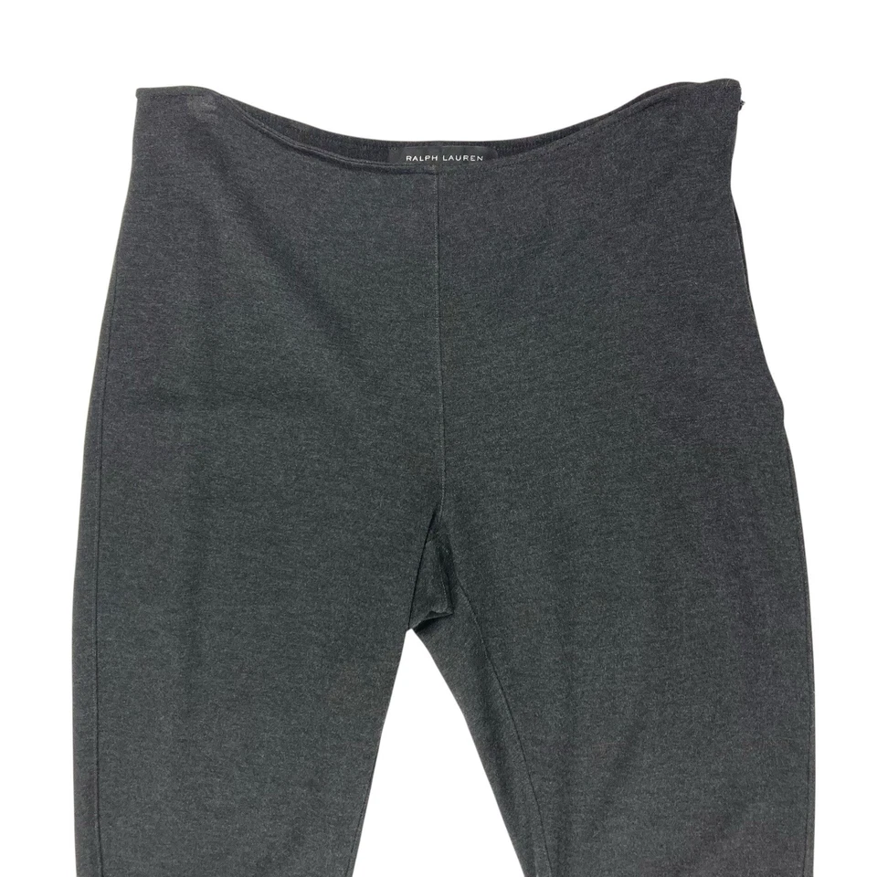 Ralph Lauren Leggings Mujer L Gris Oscuro Tejido Negro Etiqueta Cómodo Pantalón Ajustado Foto 2 de 4