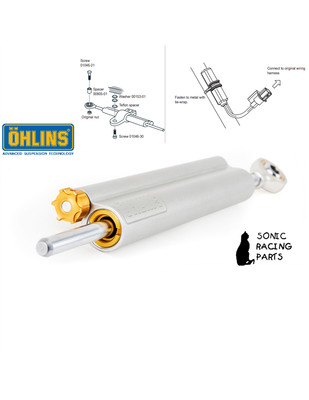 SD 030 OHLINS STEERING DAMPER SUZUKI GSX-R 1300 HAYABUSA 2008 2012
