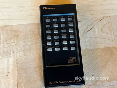 Nakamichi RM-7CA リモコン Nakamichi RM-7CD Remote Control for OMS-7 CD Player - Super Rare