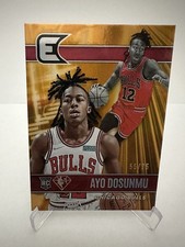 2021-22 Panini Chronicles Essentials Ayo Dosunmu #318 75th /75 RC Bulls