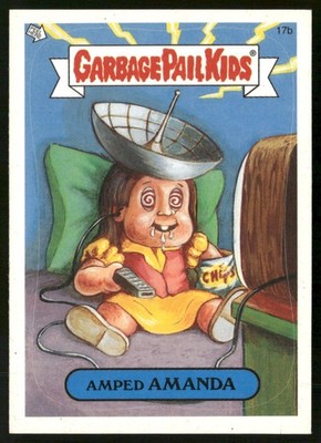 Amped Amanda Garbage Pail Kids 2004 Topps New Series 2 #17b Name Variation GPK