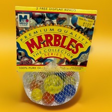 SPAGHETTI VACOR MEGA MARBLES Vintage 1990s Net Bag 24 16mm/1 25mm Shooter