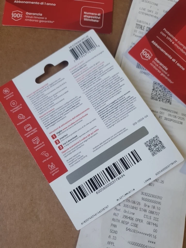 7x McAfee LiveSafe 2025 Protezione Illimitati Device VPN Antivirus 7 Licenze 🔴 - Immagine 3 di 4
