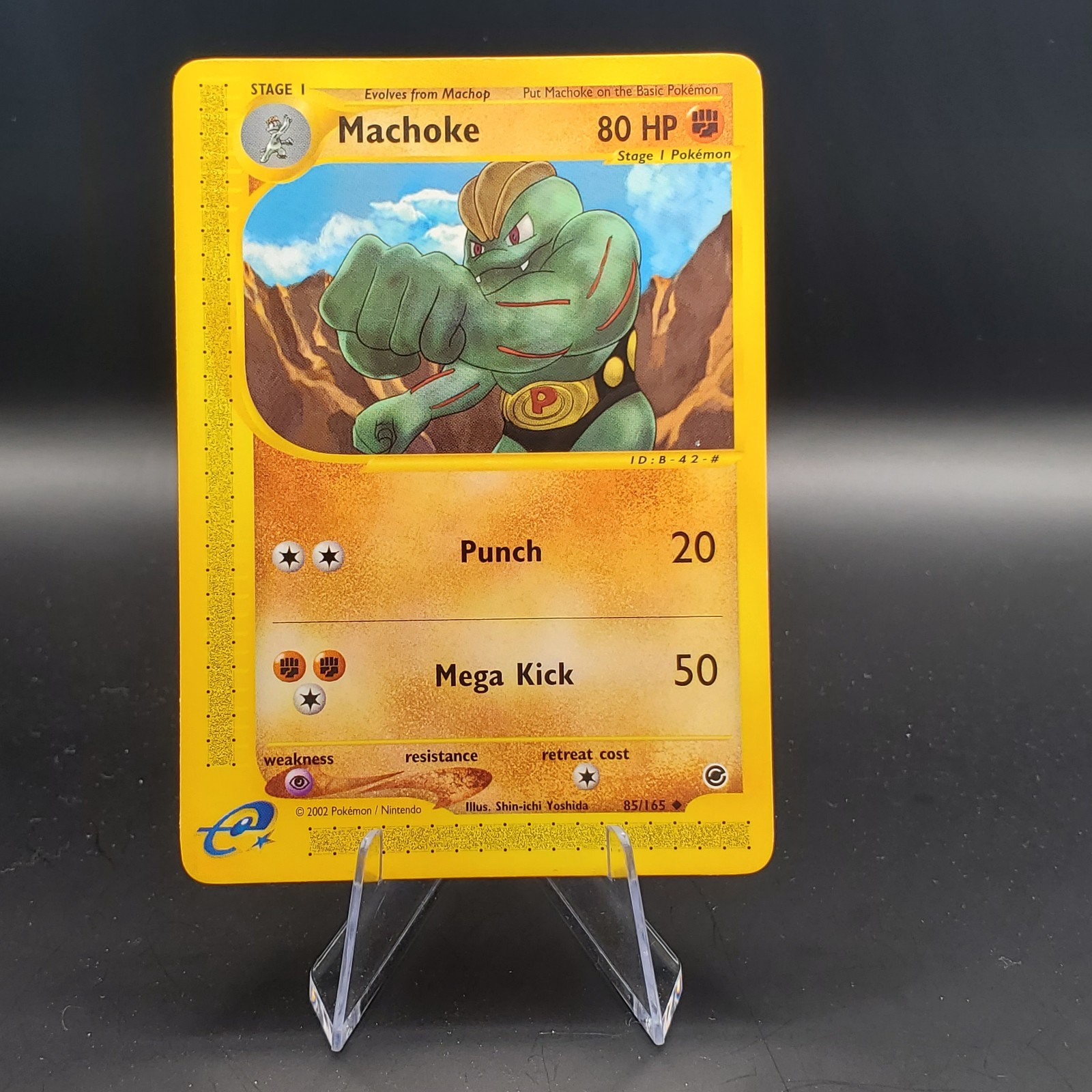 Pokemon Machoke Uncommon Expedition 2002 085/165 LP