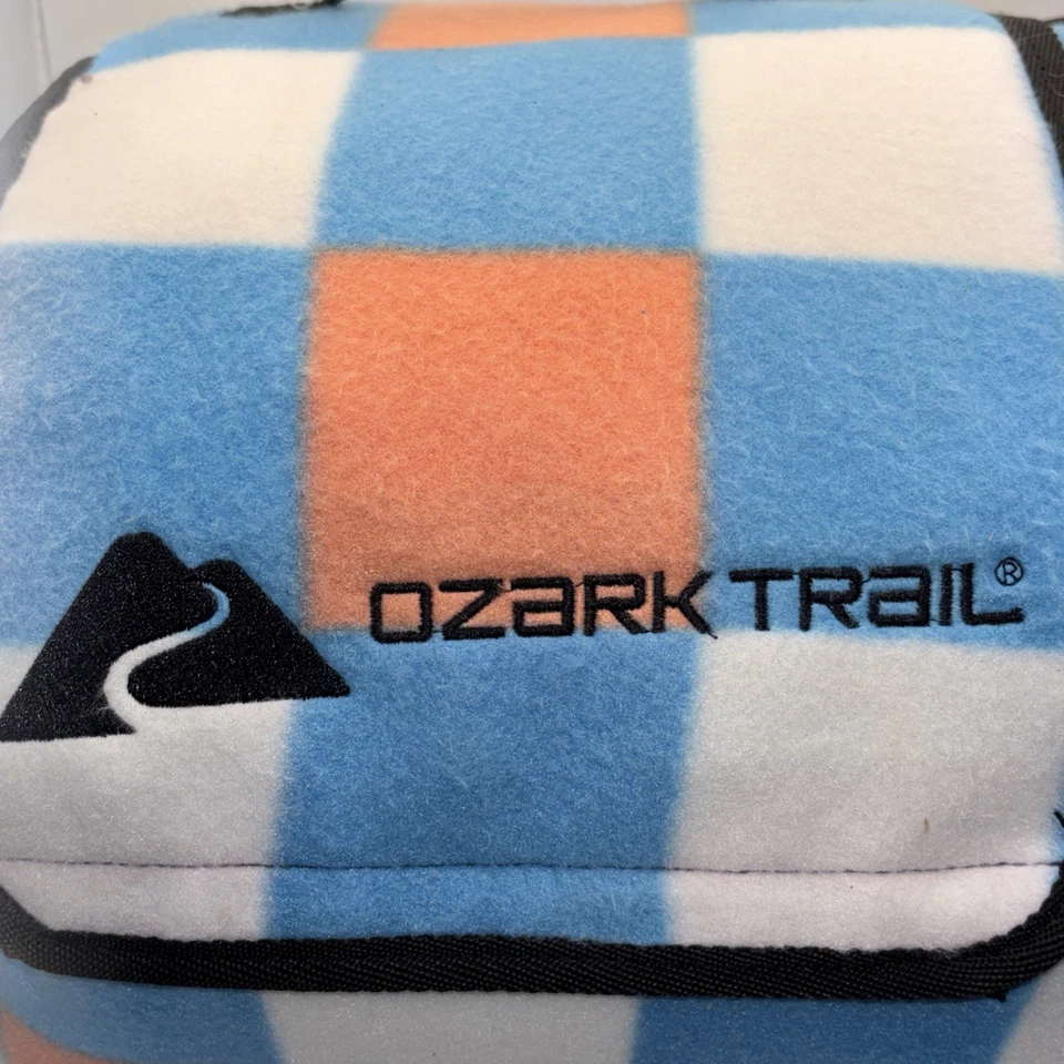 Ozark Trail Water Resistant Plaid-Pattern Fleece Camping Picnic Blanket, - Image 3 of 3