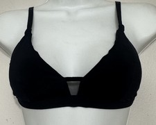 Pepper Women  s Small Bra Black Limitless Wirefree Scoop Back Closure Sleek