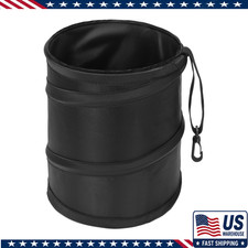 2 Gallons Leakproof Pop-up Collapsible Car Trash Can Hanging Trash Bin Hook And 2 Gallons Leakproof Pop-up Collapsible Car Trash Can Hanging Trash Bin Hook And