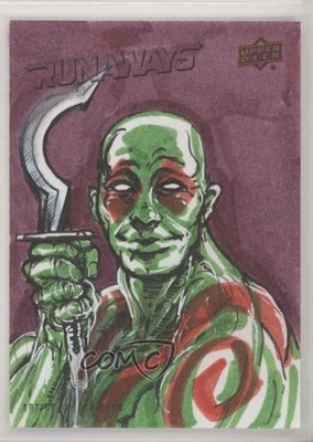 2020 Upper Deck Marvel Runaways 1/1 Tim Fagaly Auto Sketch 2po