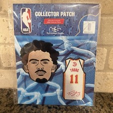 Atlanta Hawks Trae Young NBA Embroidery Collector's Patch Autograph