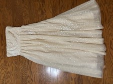 BHLDN by Anthropologie Strapless And Embellished Midi Dress NEVER WORN