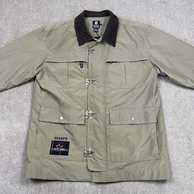 Vintage 90s Chaps Ralph Lauren Fireman Lobster Clasp Jacket Mens
