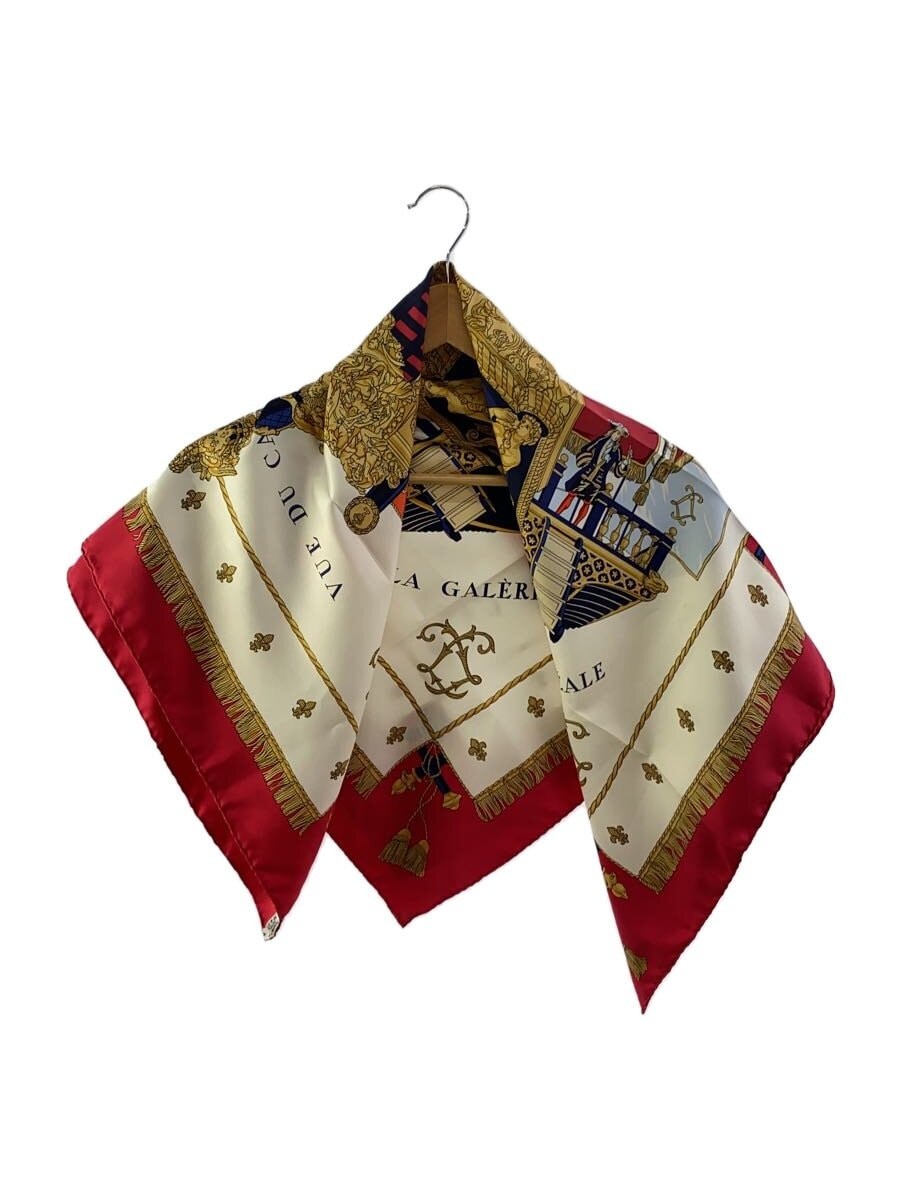 RARE HERMES Carre 90 Silk Scarf Multi-Color All-Over Pattern Ladies