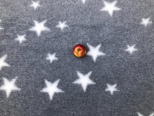 Vet Bedding Dog Whelping Fleece Puppy NON SLIP Roll Grey White Star FREEPOST