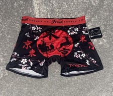 Fresh Supply Co NWT Medium boxer shorts black  red