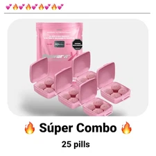 ✅ 5 Powers'x women's Pink Support Natural Supplement 5  Pack (20 Tabs) 🔥