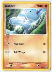 Wooper 79/115 EX Unseen Forces Common Pokemon Card