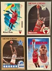 Michael Jordan 4 Card Vintage Lot 1990-91 Hoops SkyBox Upper Deck Bulls HOF GOAT