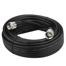 Ullnosoo RG8x Coaxial Cable 50 ft, CB Radio Antenna Coax Cable UHF PL259 Male...