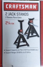 Craftsman Jack Stands 2-1/4 Ton Capacity per pair