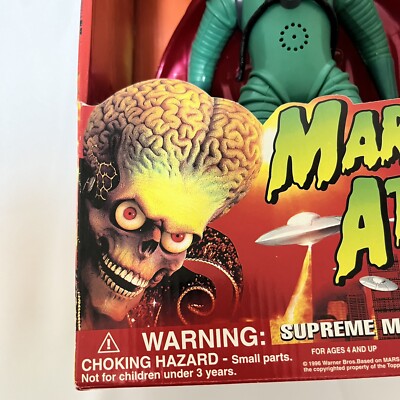 Mars Attacks Talking Figure 1996 Supreme Martian Ambassador Figure