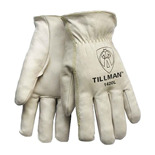 Guanti Da Lavoro Tillman 1528X Pelle Di Mucca, Blu, Taglia L – Confezione Da 12 Paia
