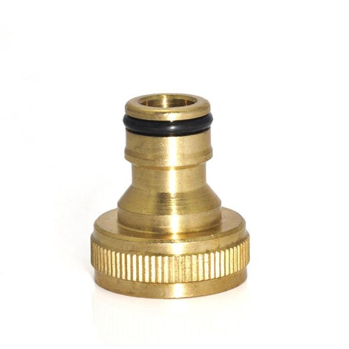 Adattatore rubinetto ottone filettato 1-3 pezzi 3/4 pollici tubo acqua giardino connettore tubo rapido - Foto 13 di 13