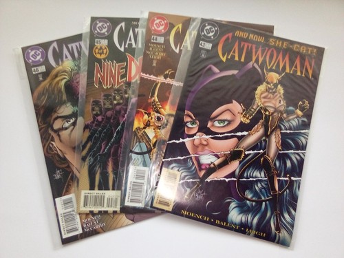 Catwoman #43,44,45,46 DC Comics 1997 4 Issue Lot/Run Jim Balent Two-Face Moench - Bild 3 von 3