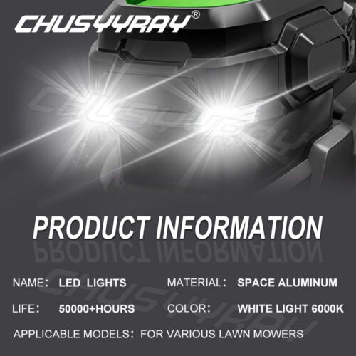 2 lampadine led SUPER luminose per tosaerba Husqvarna YTH22V46 YTH22V42 luci lampadina - Foto 10 di 12