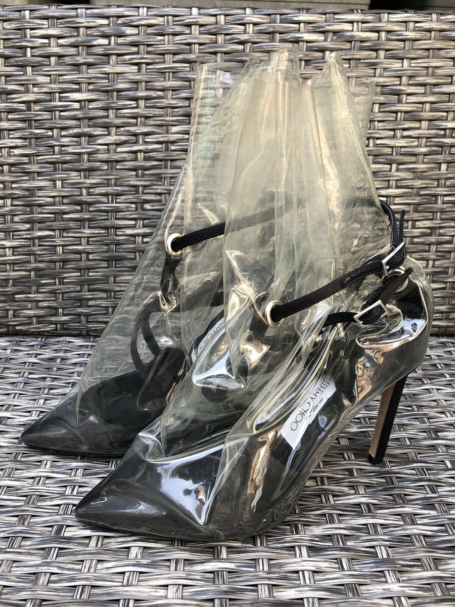 Jimmy Choo x Off White Catwalk Collection Black Claire Satin Jimmy Choo x Off White Catwalk Collection Black Claire Satin