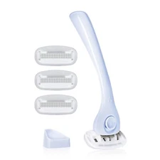 Razors for Women Shave Kit – Women’s Razor + 4 x 5-Blade Razor Refills + Magn...