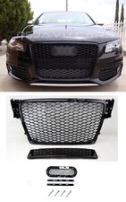 RS4 Look Kühlergrill DTM Waben Grill für Audi A4 B8 8K Limo Avant / S line & S4