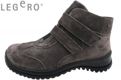 Legero Damen Soft Boot Grau Gore-Tex Schuhe Leder 00574-23