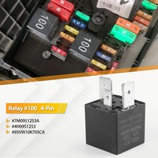 Relè 100 relè contatto di lavoro per Audi A3 A4 A6 VW Golf Jetta Polo#7M0951253A