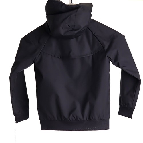 Nike Boys Sportswear - Wind Runner Jacket 'Black Wolf Gray' Size 4 & 6 - Picture 2 of 3