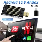 Wireless CarPlay AI box Android Auto Adapter with Netflix YouTube WIFI Converter