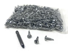 500 Pack Zinc 3/4" Inch Torx Self Tapping Sheet Metal Cargo Trailer Screws
