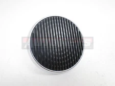 3" Chrome Steel Round Rubber Brake Pad Pedal Hot Street Rod Chevy Ford GM Mopar