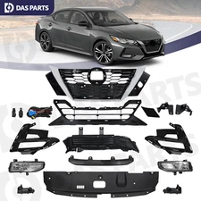 For Nissan Sentra 2020-2022 Grilles/Radiator Shutter/Brackets/Fog Lights/Bezels