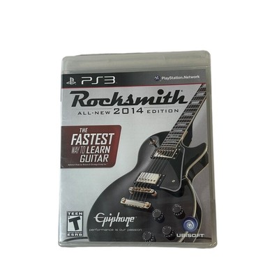 PS3 Rocksmith New 2014 Edition Game Factory Sealed No Cable
